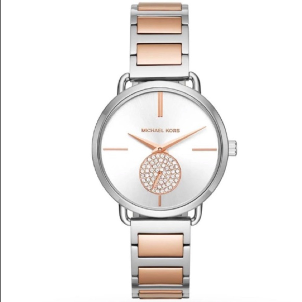MICHAEL KORS Portia Two-Tone Watch